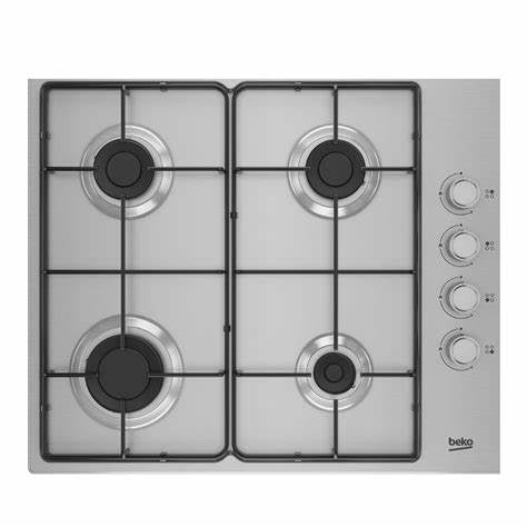 PLAQUE BEKO ENCASTRABLE 60X60 A GAZ INOX HIGG64123SXL