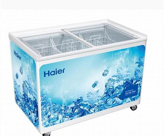 Congélateur Vitrine Haier SD376A : 500 Litres de Conservation Fiable et Élégante