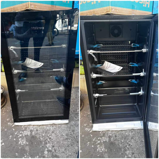 Réfrigérateur bar hisense vitrine 94 litre rj12d4nx