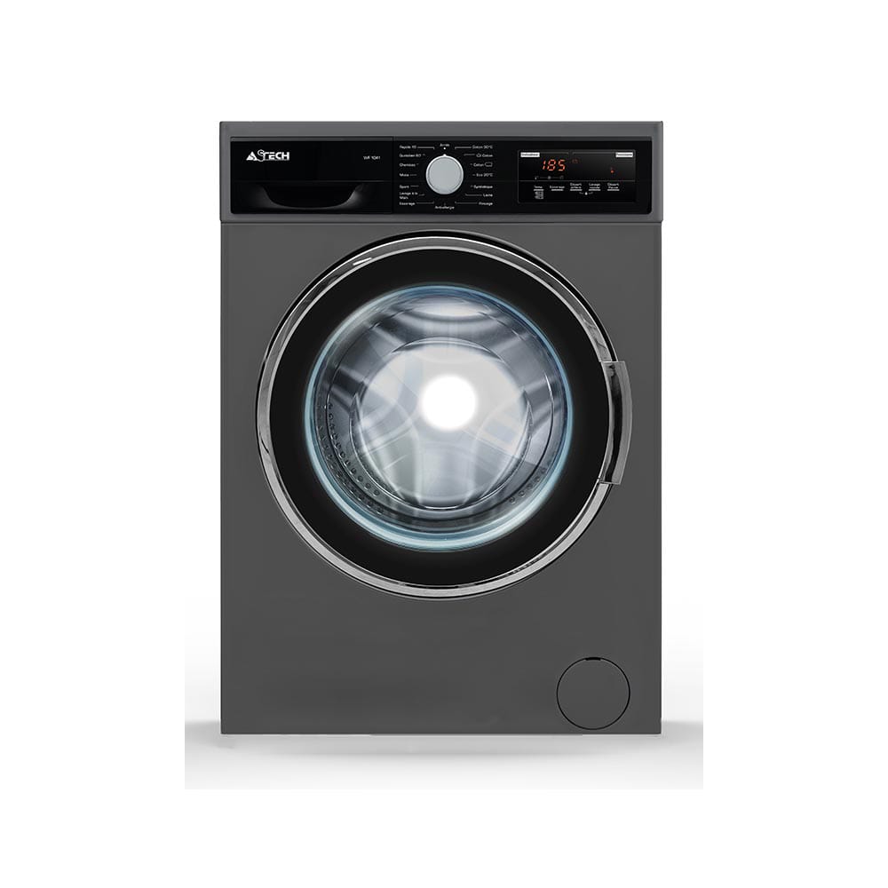 Machine à Laver Astech 8 kg Silver MLG83V830DG : Efficacité et Style pour Votre Buanderie