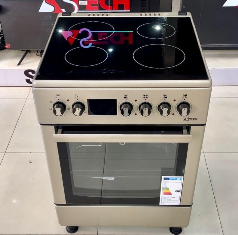 Cuisinière Astech Vitrocéramique Électrique CK78 : La Fusion Parfaite de Style et de Performance