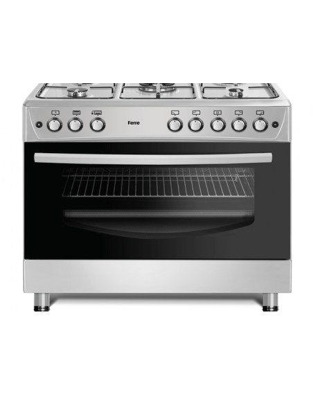 Cuisinière Ferre Inox F9P50G2 : L’Alliée Parfaite de Votre Passion Culinaire